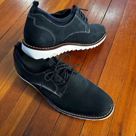Johnston and Murphy Blue Suede Leather Oxford Shoes sz 8.5 NWOB main image 9